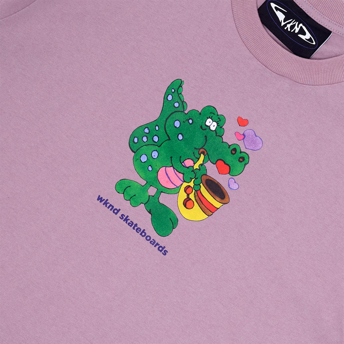 WKND Hello March T-Shirt - Mauve image 3