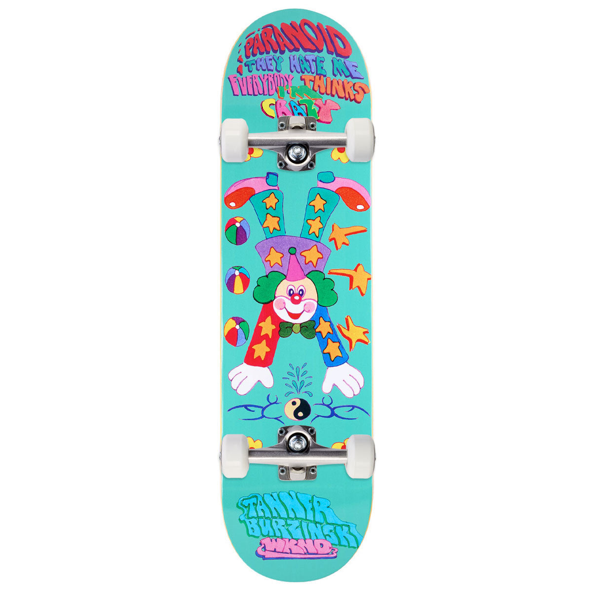WKND Paranoid Tanner Burzinski Skateboard Complete - 8.50