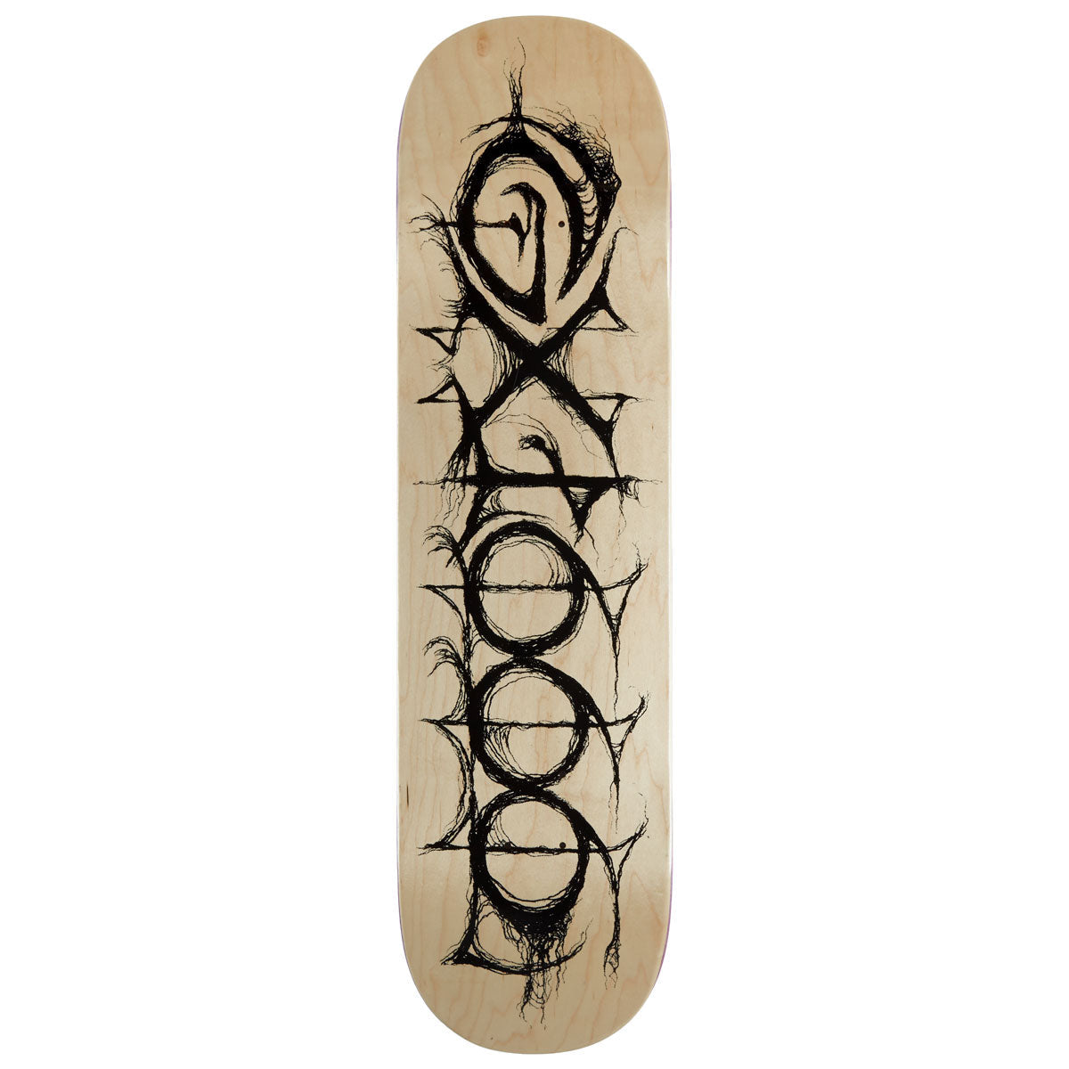 GX1000 x Dystopia Dino Skateboard Deck - Natural - 8.25
