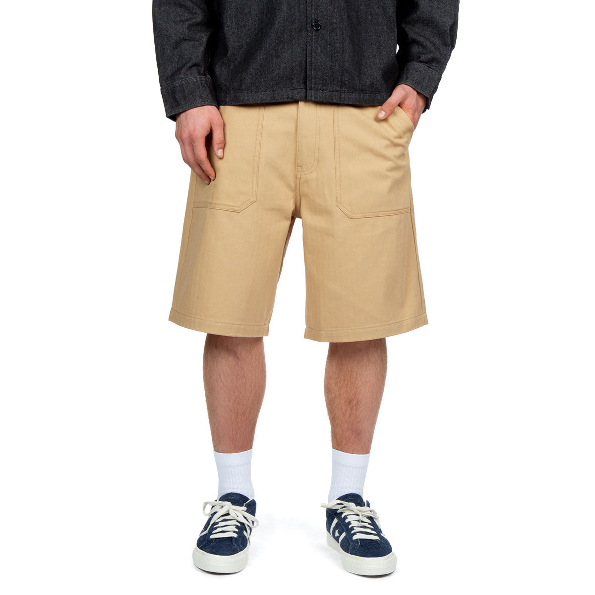 CCS Surplus Herringbone Shorts - Khaki image 1
