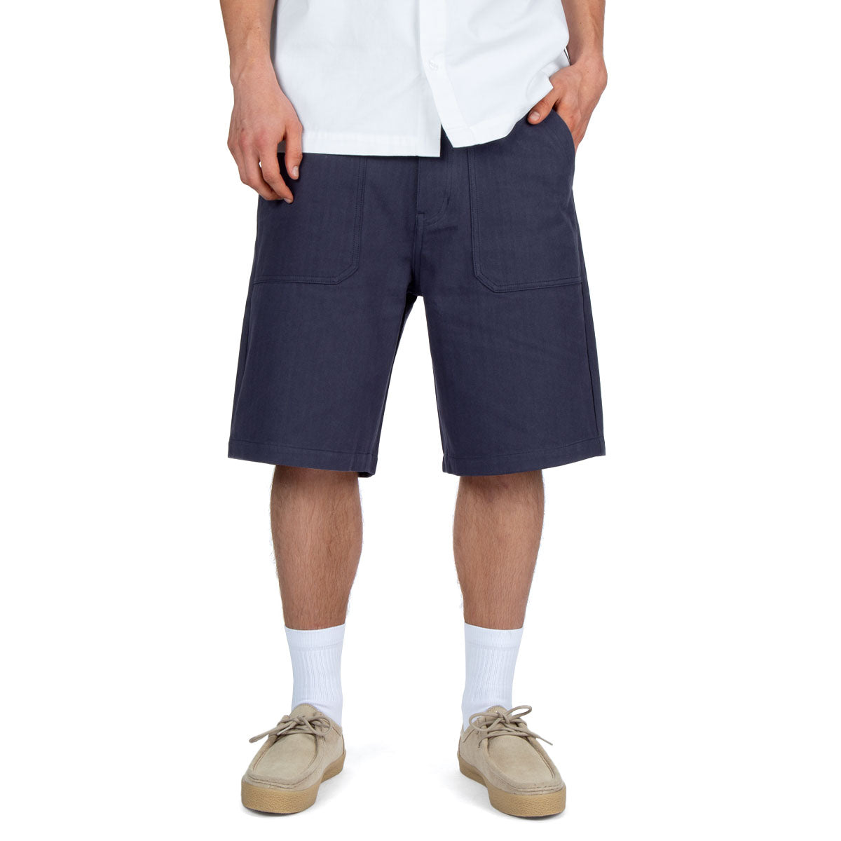 CCS Surplus Herringbone Shorts - Navy image 1