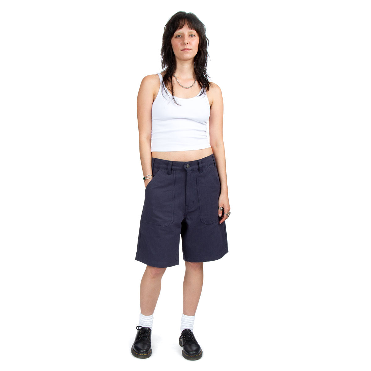 CCS Surplus Herringbone Shorts - Navy image 4