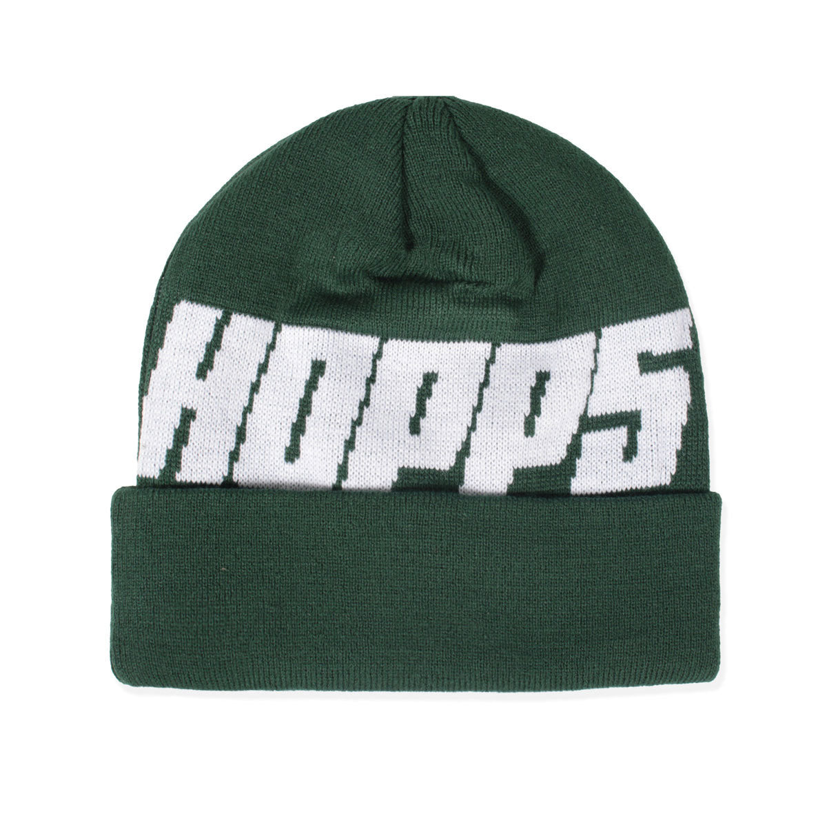 Hopps Bighopps Knitted Beanie - Hunter Green/White image 1