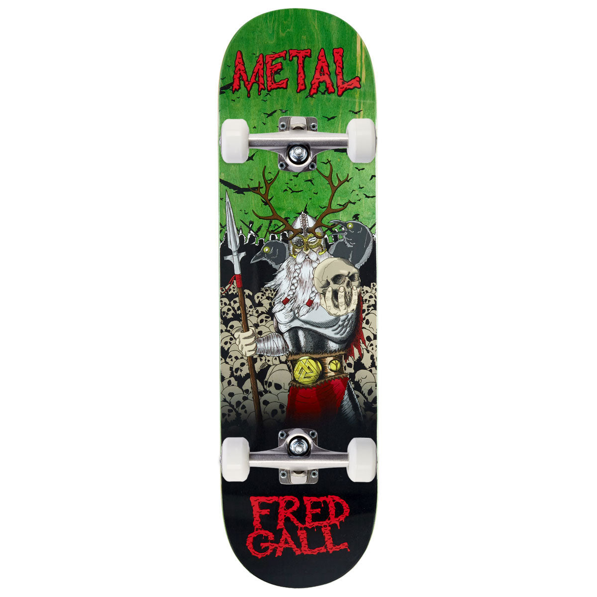 Metal Fred Gall Odin Skateboard Complete - 8.50 Metal Fred Gall Odin Skateboard Complete - 8.50