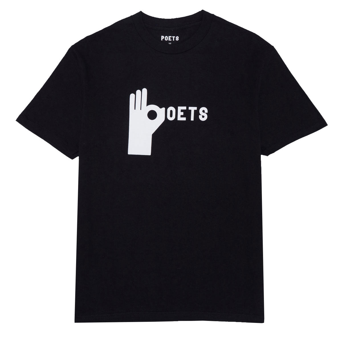 Poets Oh Lala Screened T-Shirt - Black image 1