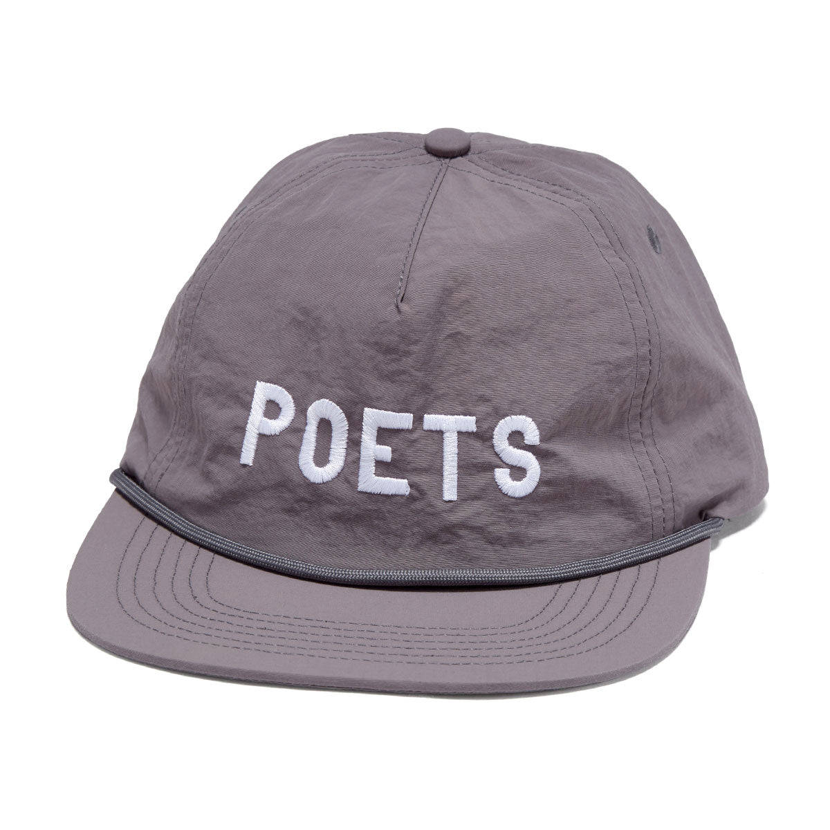 Poets Nylon Hat - Dark Grey image 1