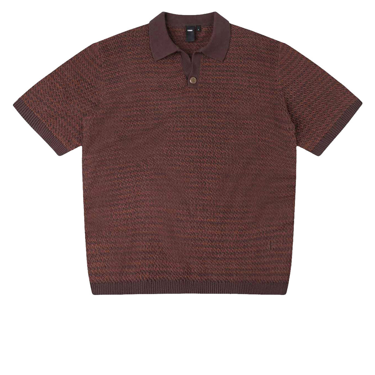 Former AG Open Collar Polo Shirt - Copper image 4