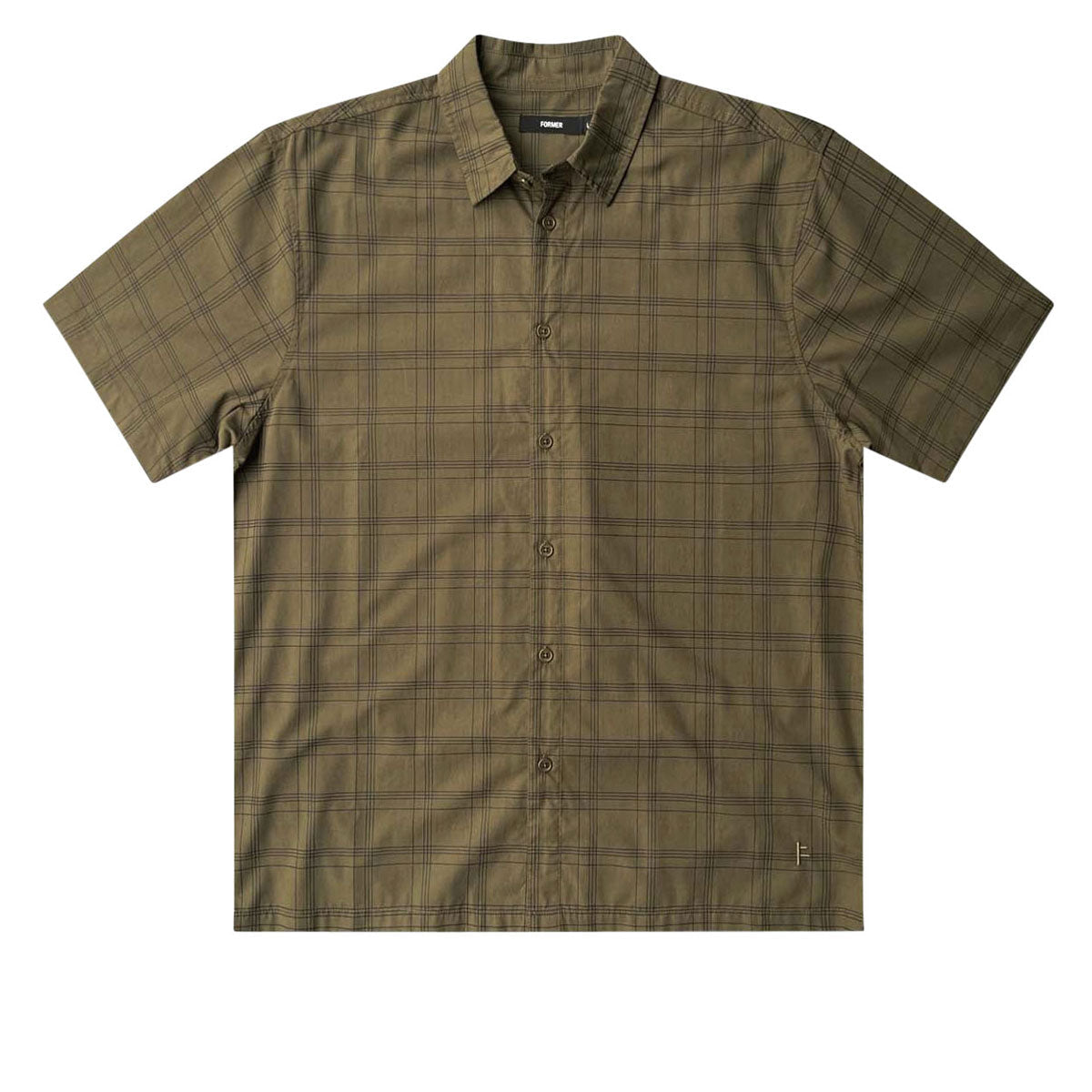 Former Windowpane Shirt - Olive image 5