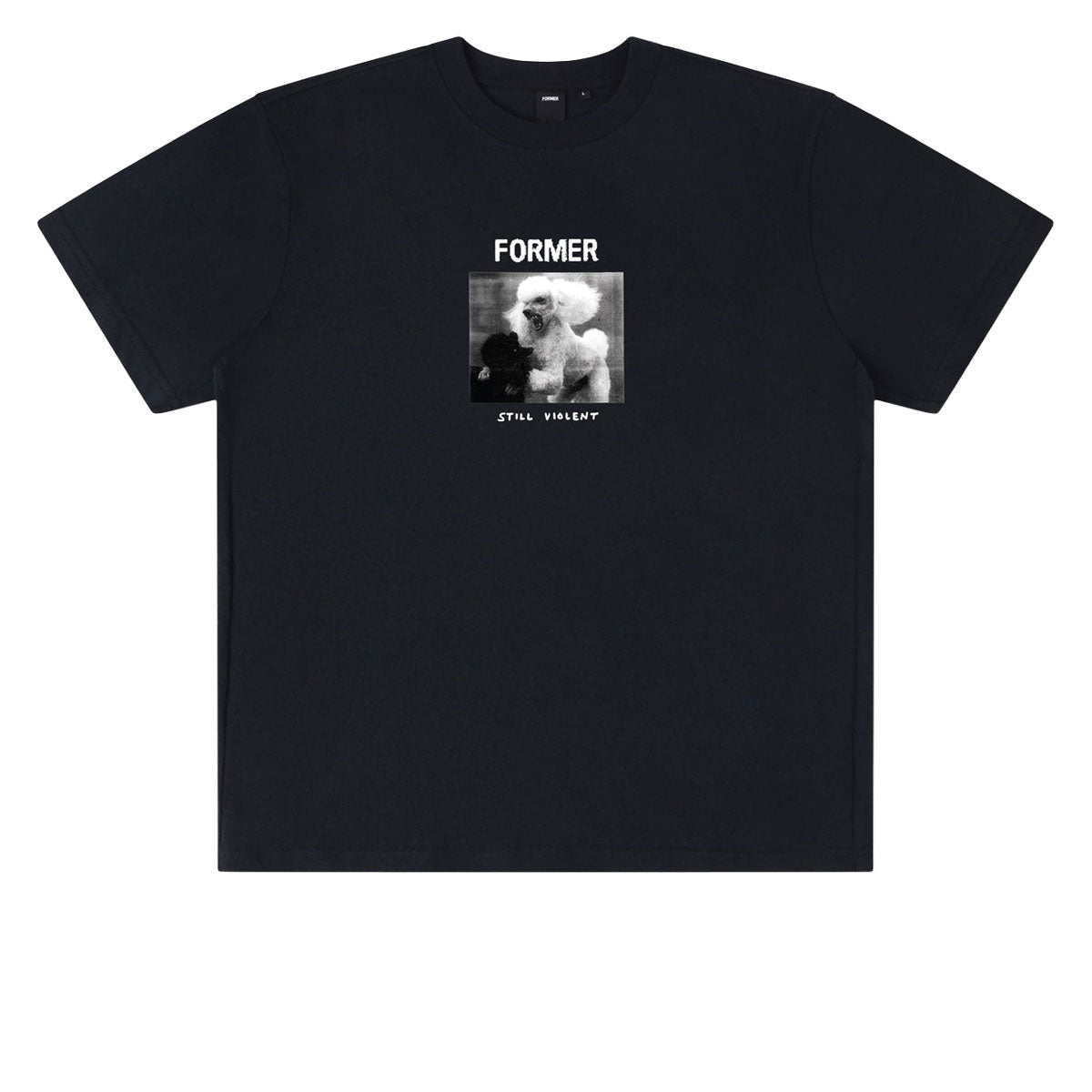 Former War Poodle T-Shirt - Washed Black image 1