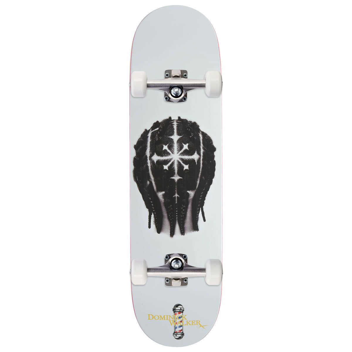 Disorder Braided Dominick Walker Skateboard Complete - White - 8.38