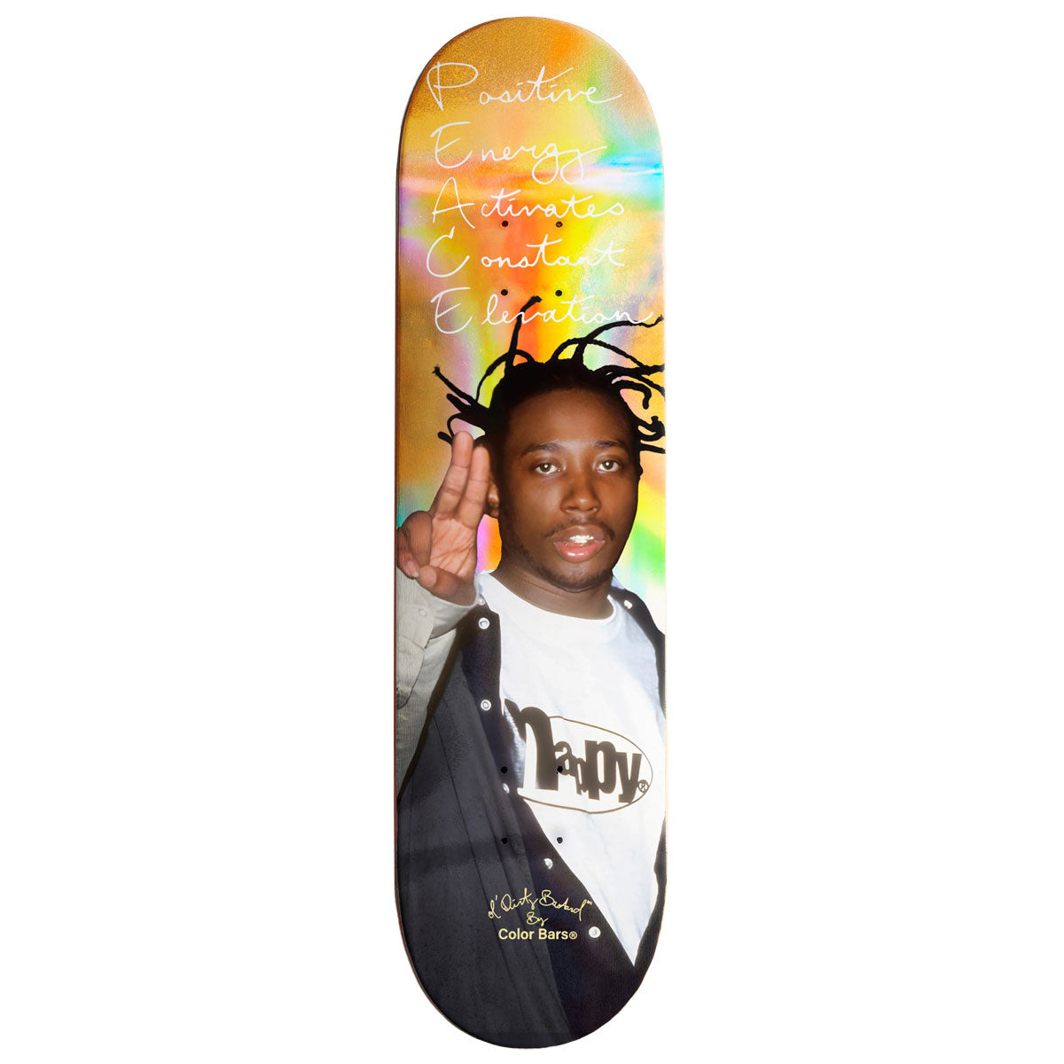 Color Bars x ODB P.E.A.C.E. Skateboard Deck - 8.25
