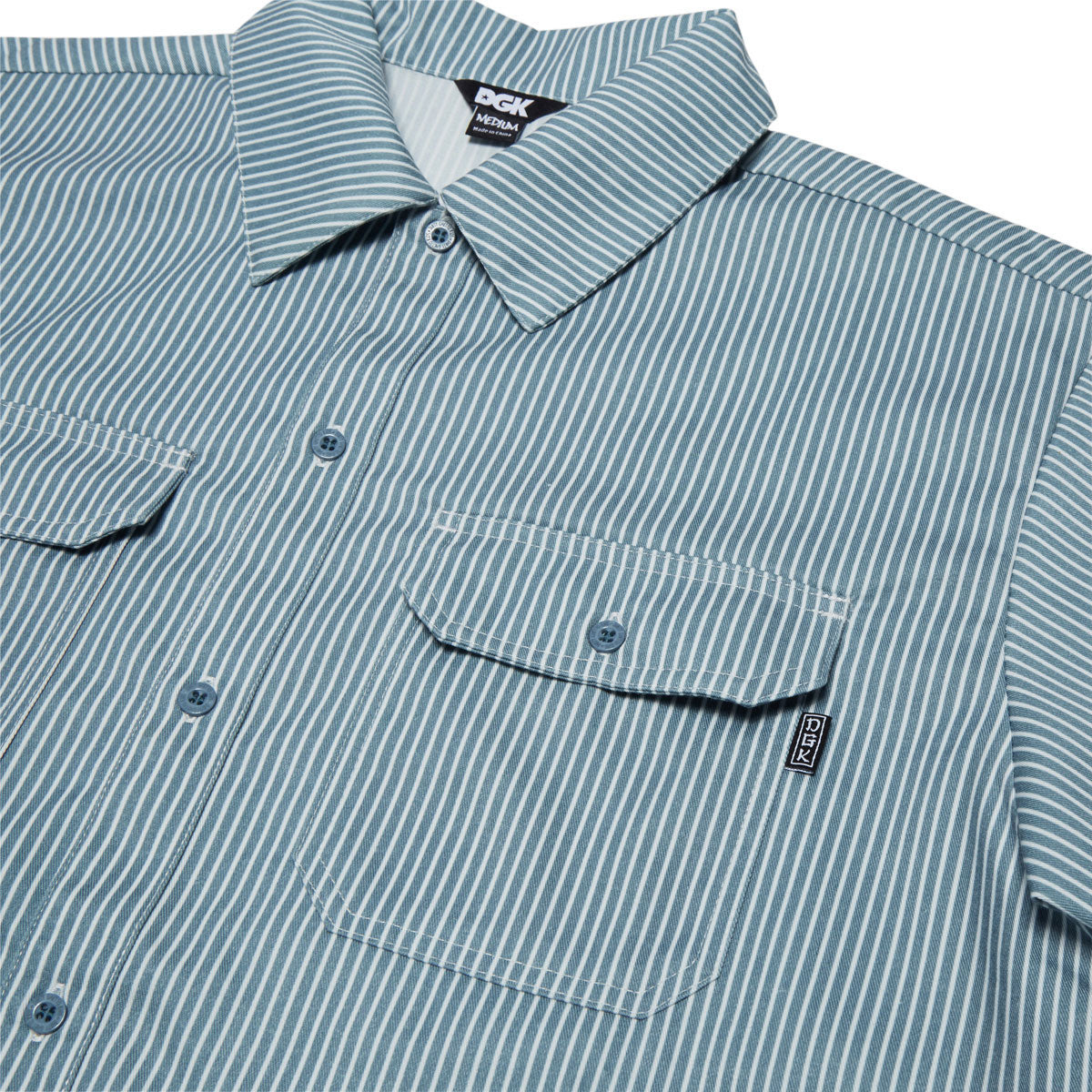DGK Accord Shirt - Hickory Pinstripe image 3