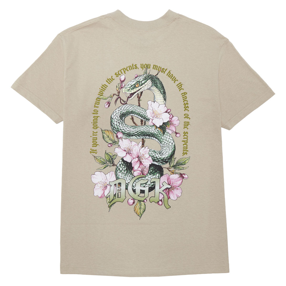 DGK Serpent T-Shirt - Sand 2025 image 2