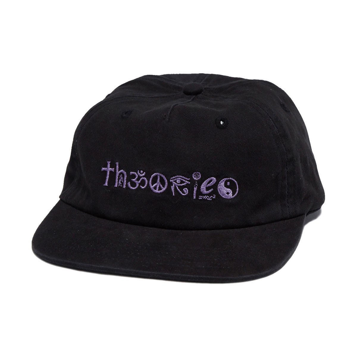Theories Coexist Denim Strapback Hat - Black image 1