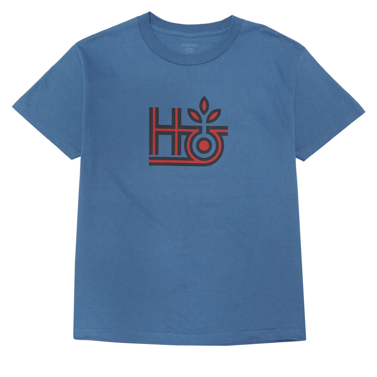 Habitat Pod Logo T-Shirt - Denim Blue image 1