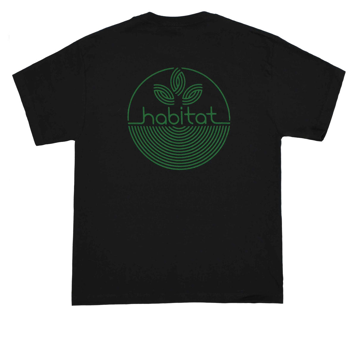 Habitat Circle Mark T-Shirt - Black image 2