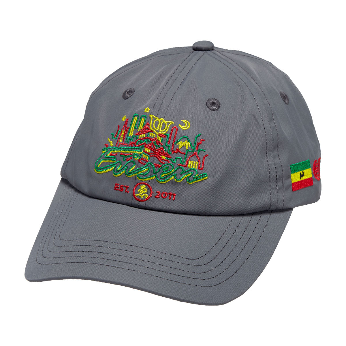 Evisen City 6 Panel Hat - Charcoal image 1