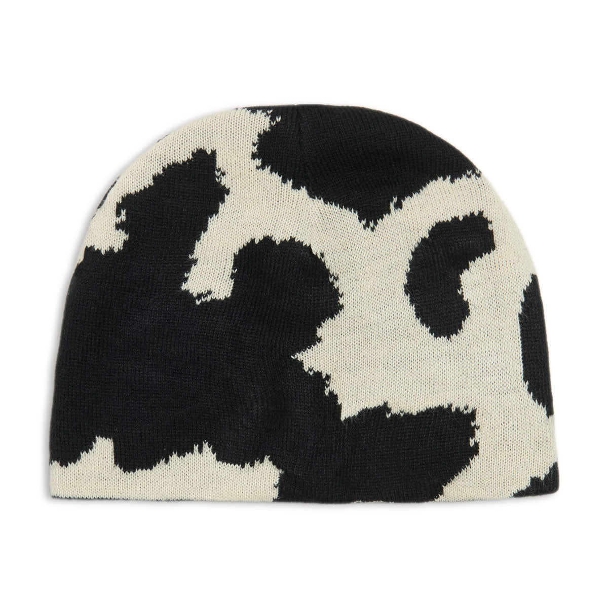 CCS Reversible Cow Skully Beanie - Black/Natural image 2