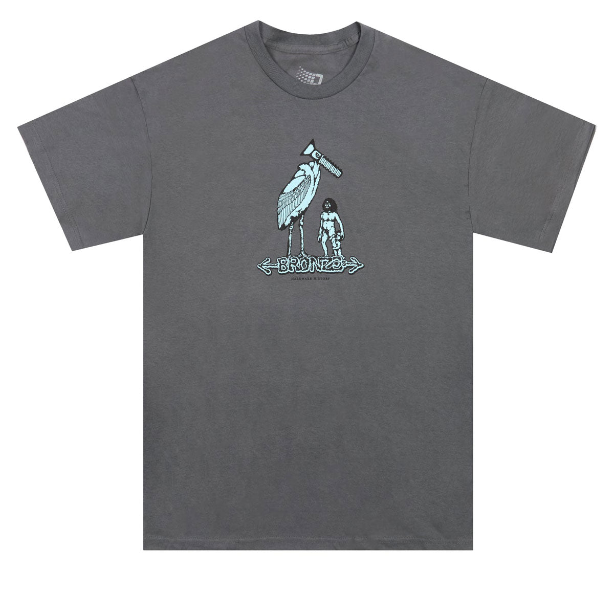 Bronze 56k Hardware History T-Shirt - Charcoal image 1