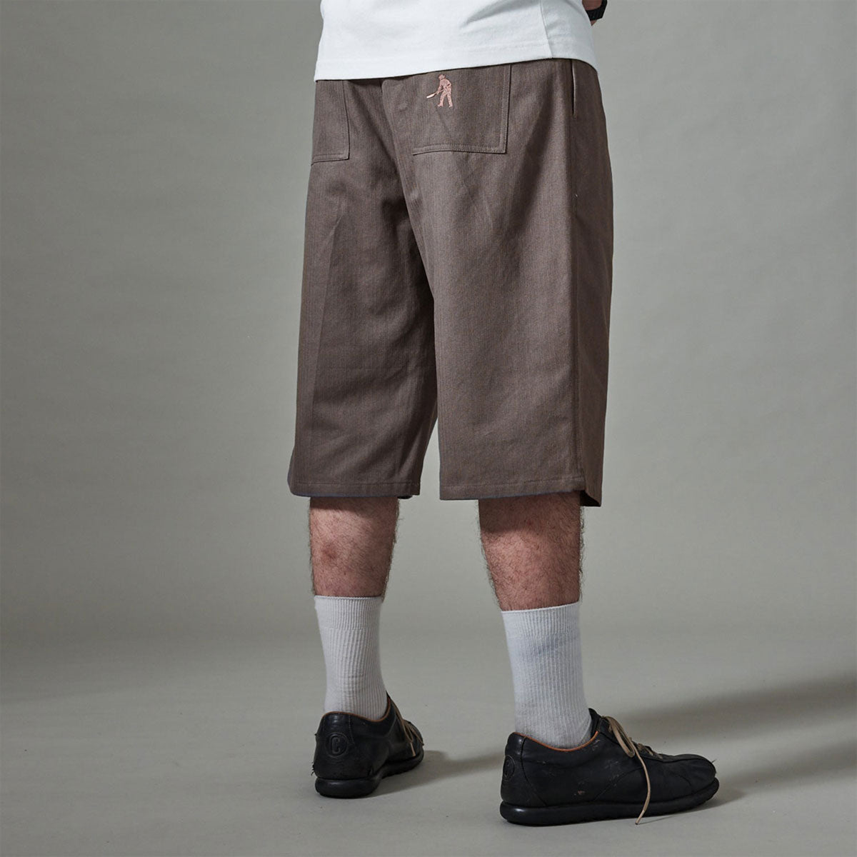 Passport Herringbone Leagues Club Shorts - Dusty Brown image 3