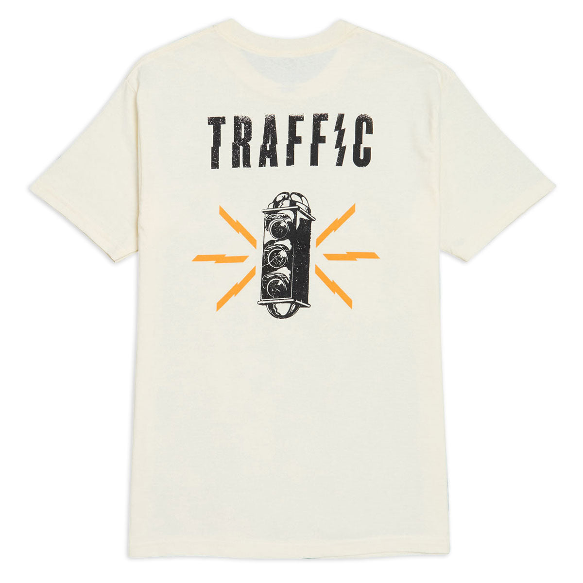Traffic Caution T-Shirt - Cream image 1