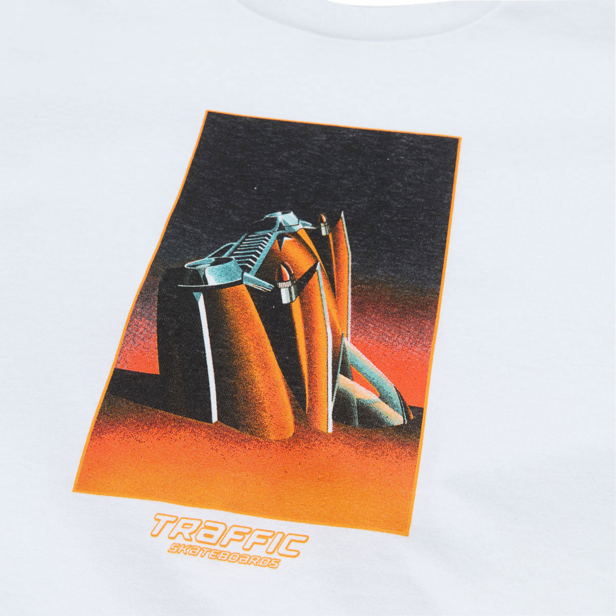 Traffic On The Beach T-Shirt - White image 2