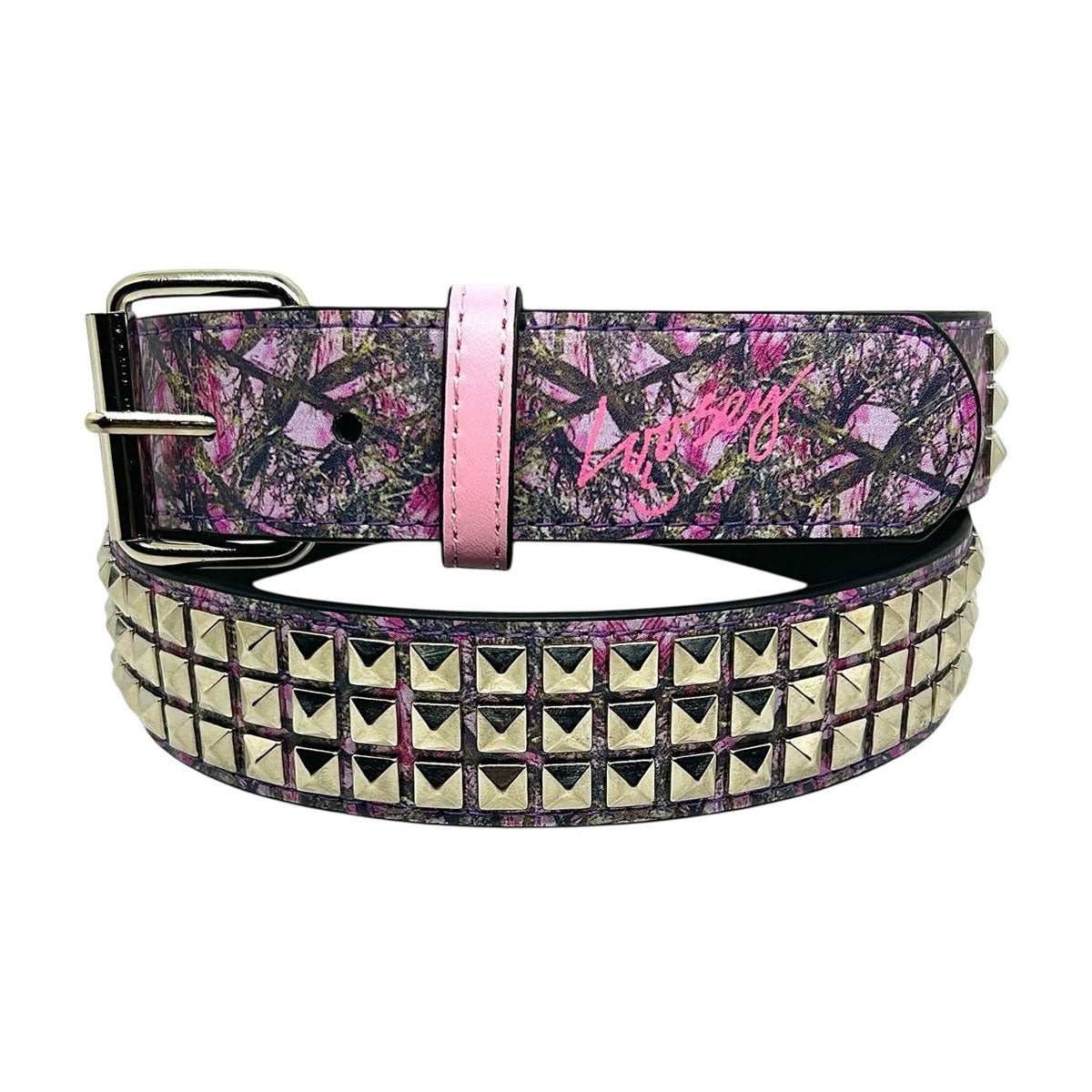 Loosey Camo Stud Belt - Pink image 1