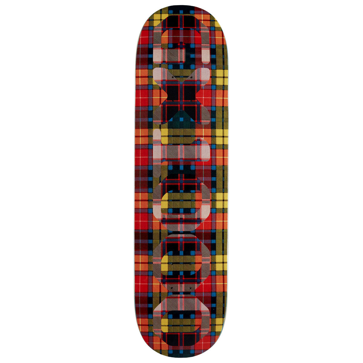 GX1000 OG Logo Skateboard Deck - Tartan Orange - 8.375