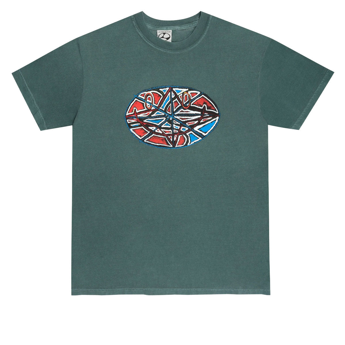 Limosine Life Is Good T-Shirt - Pigment Dyed Blue Spruce image 1