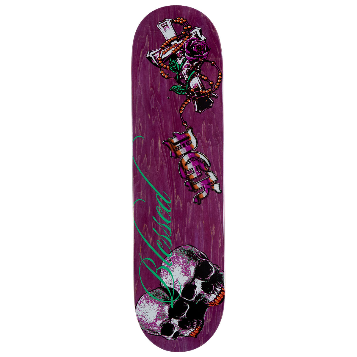 DGK Crypt Skateboard Deck - Purple - 8.25