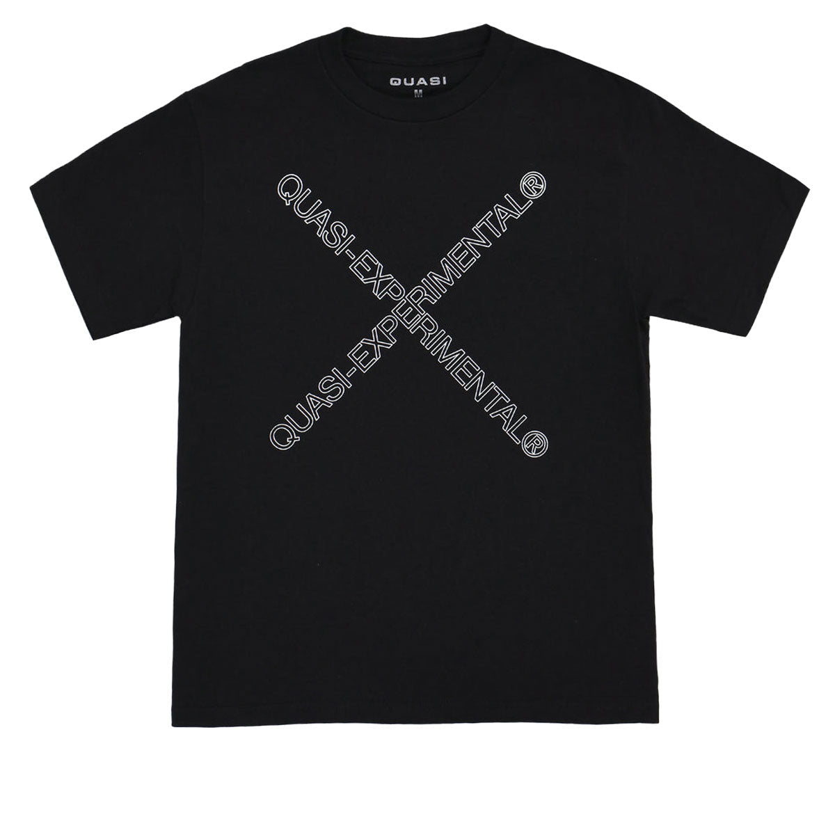 Quasi EXP Outline T-Shirt - Black image 1