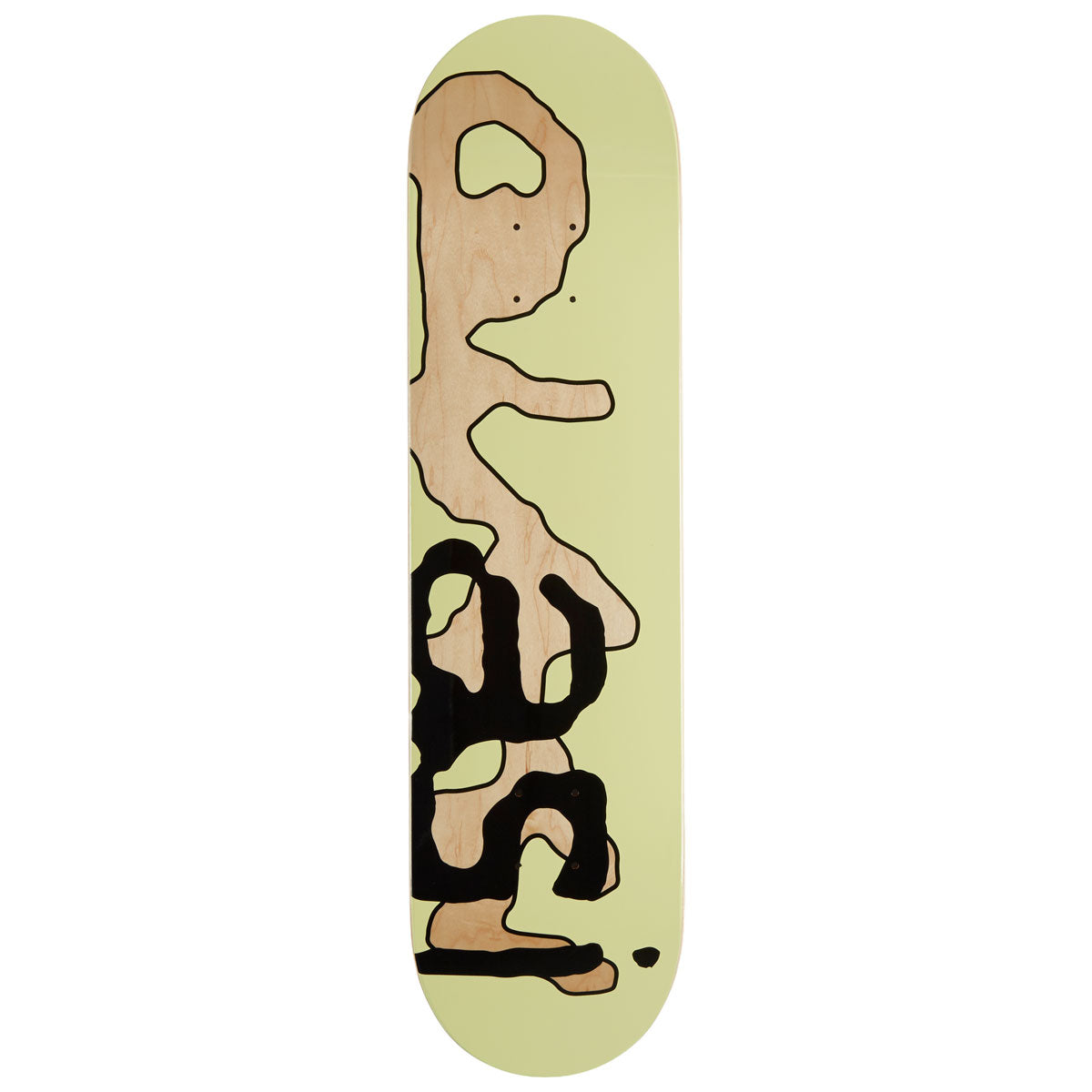 Quasi Lowercase Skateboard Deck - Yellow - 8.00