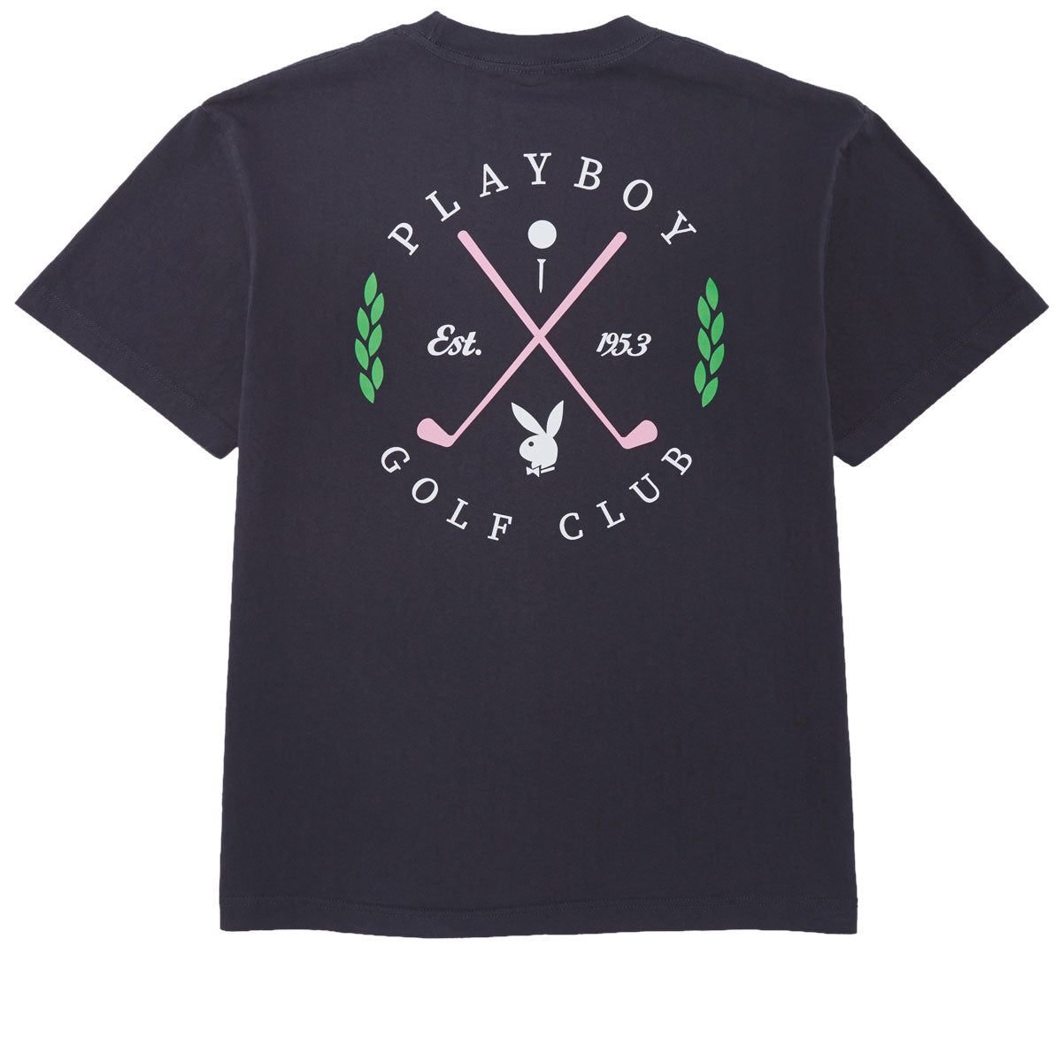 Color Bars x Playboy Swing T-Shirt - Navy image 2
