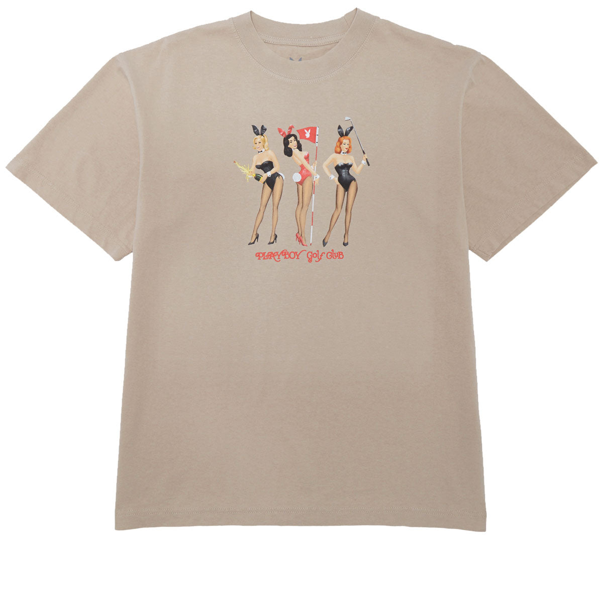 Color Bars x Playboy Who's Your Caddy T-Shirt - Tan image 1