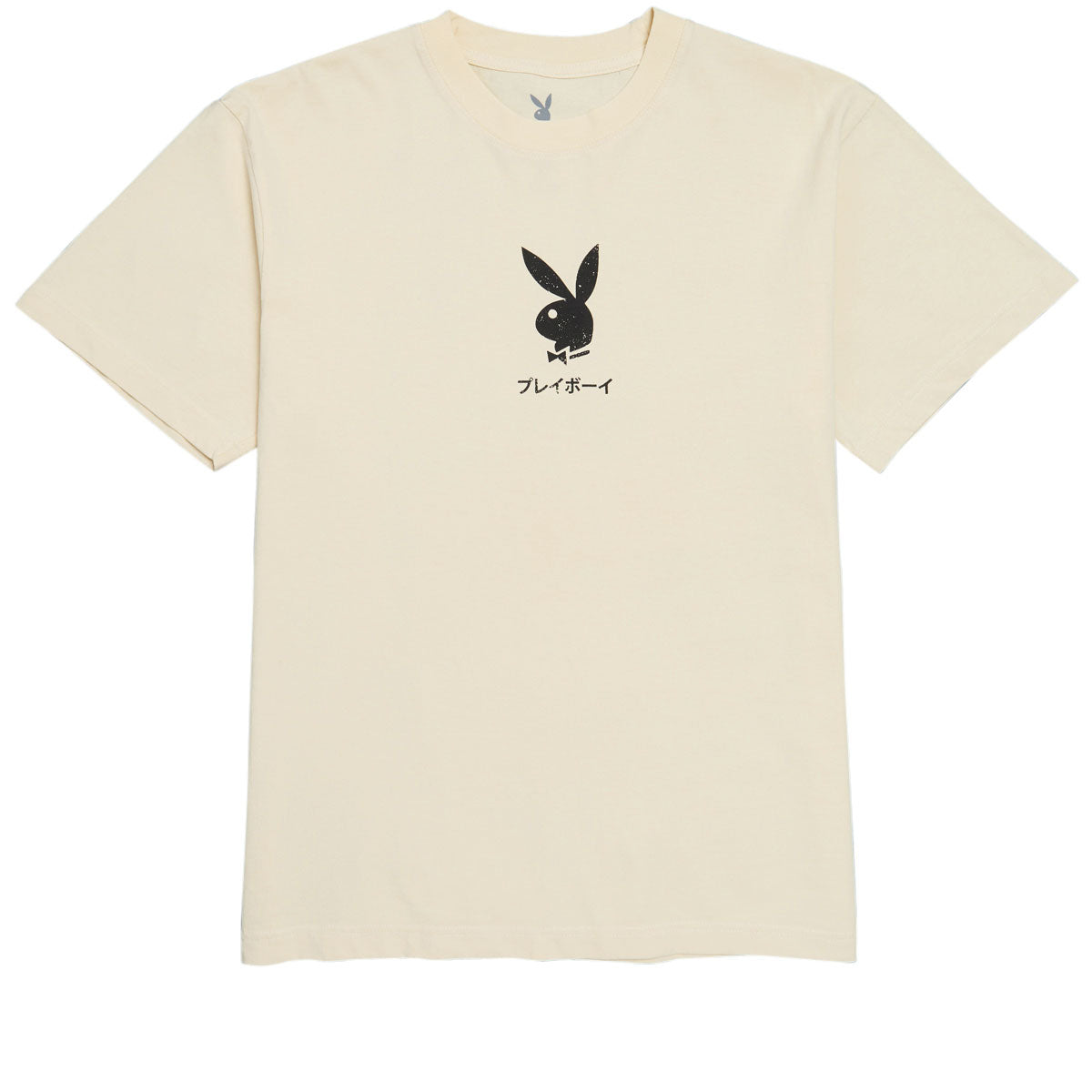 Color Bars x Playboy Ace of Spades Distressed T-Shirt - Off White image 2