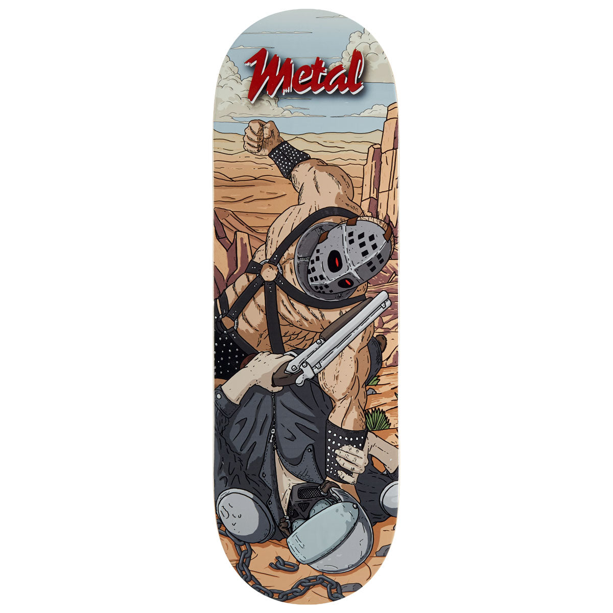 Metal Humungus Skateboard Deck - 10.00