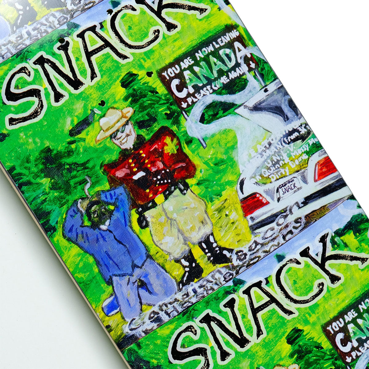 Snack May Canadian Bacon Skateboard Deck - 8.25