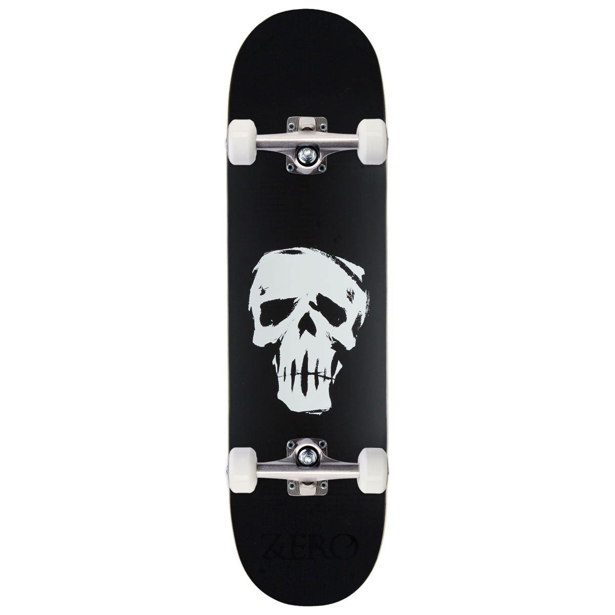 Zero Dying To Live Skull Skateboard Complete - Black - 8.50