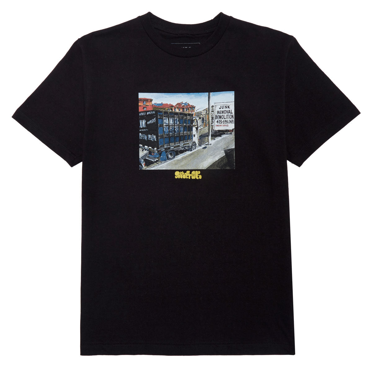 Snack Junk Removal T-Shirt - Black image 1