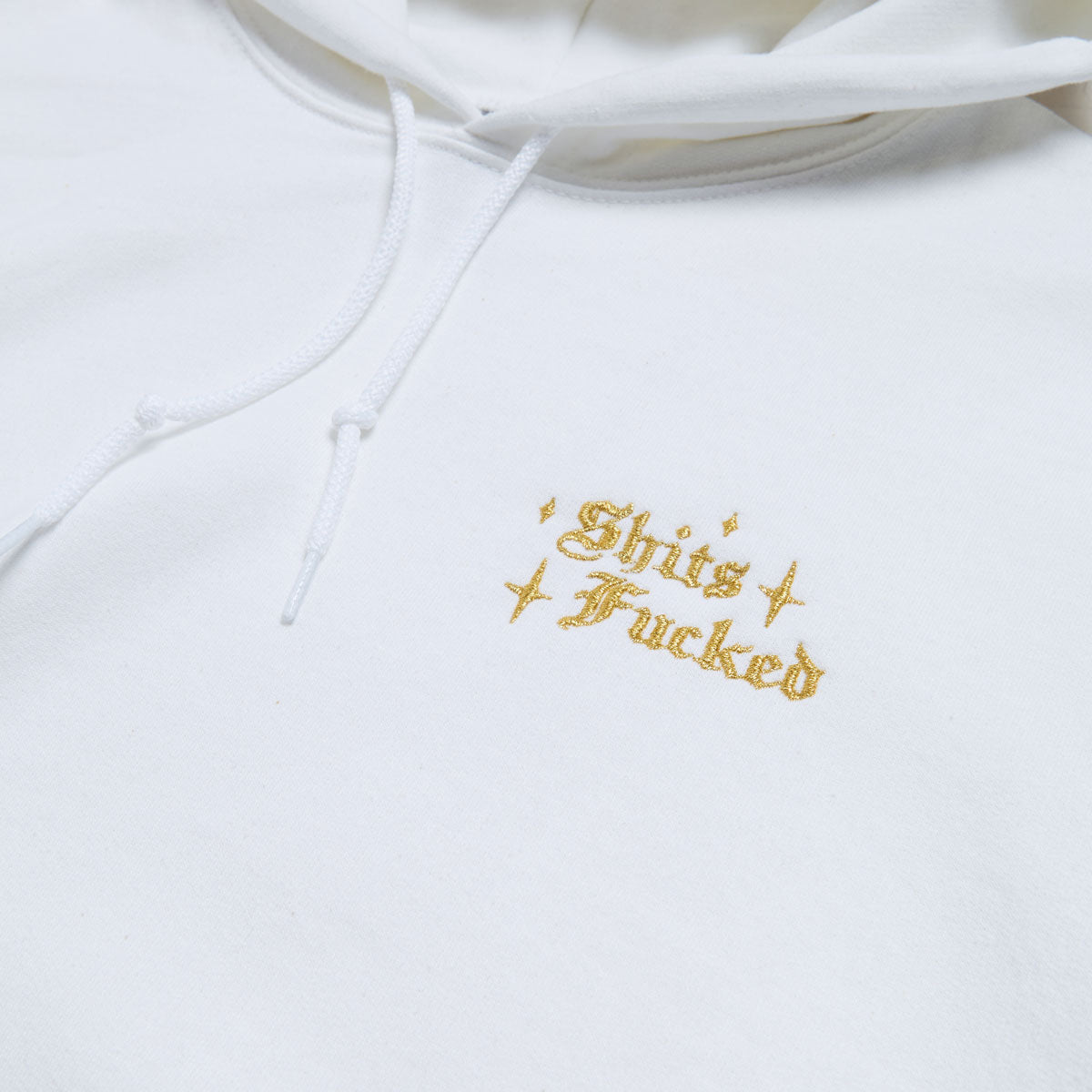 Designer Trash Mini Fucked Hoodie - White image 2