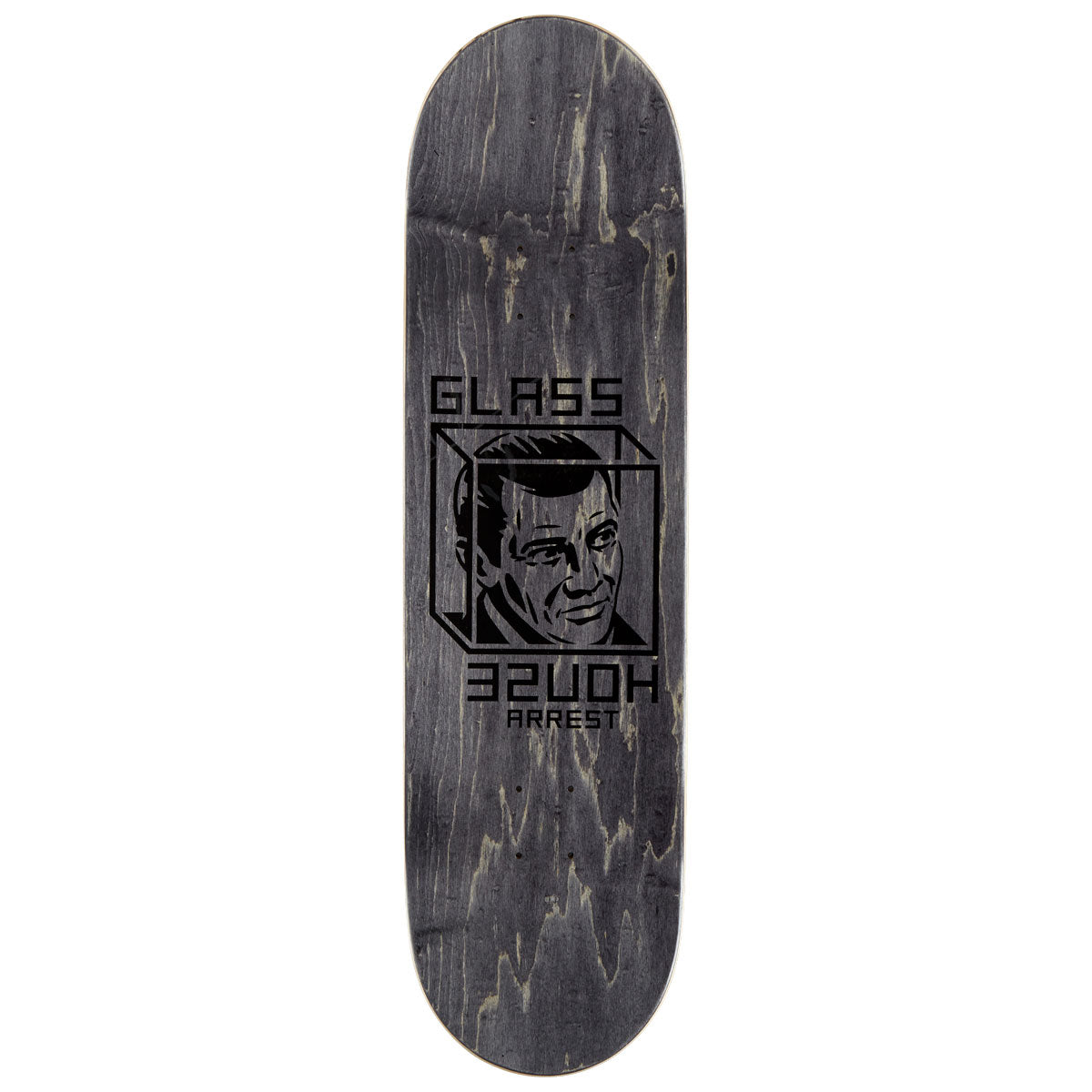 Glass House Wallin House Arrest Skateboard Deck - Flourescent Orange - 8.88