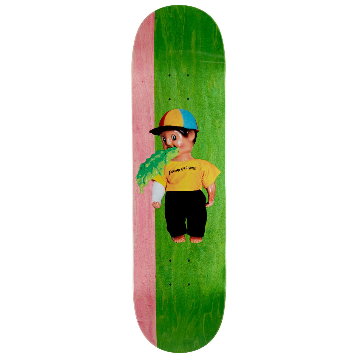 Fucking Awesome Wanto Throw Up Man Skateboard Deck - 8.38