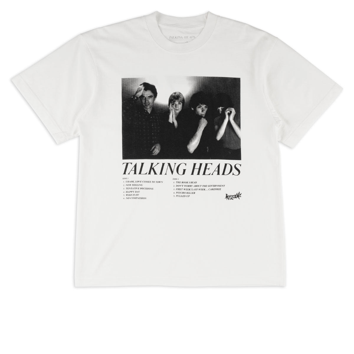 Welcome x Talking Heads Track List T-Shirt - White image 1