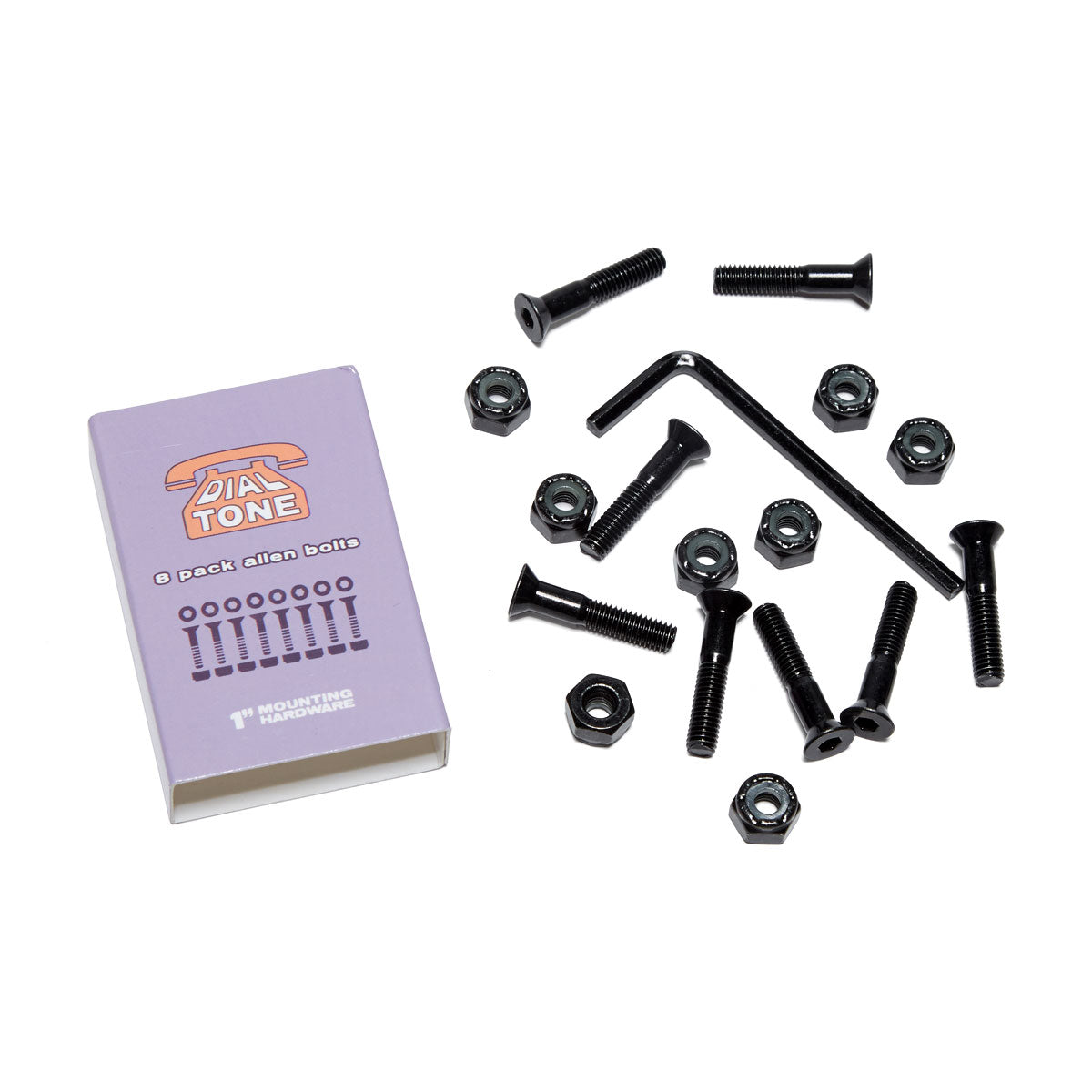 Dial Tone Matchbook Bolts Allen Hardware - 1” image 1