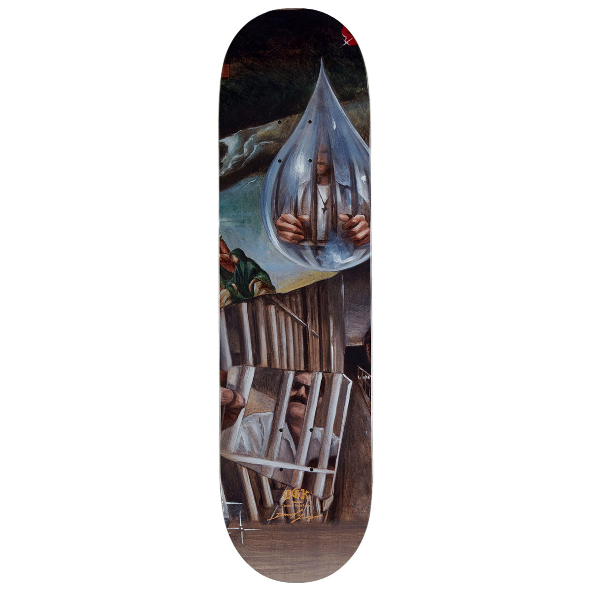 DGK x Godfitti No.4 Skateboard Deck - 8.25