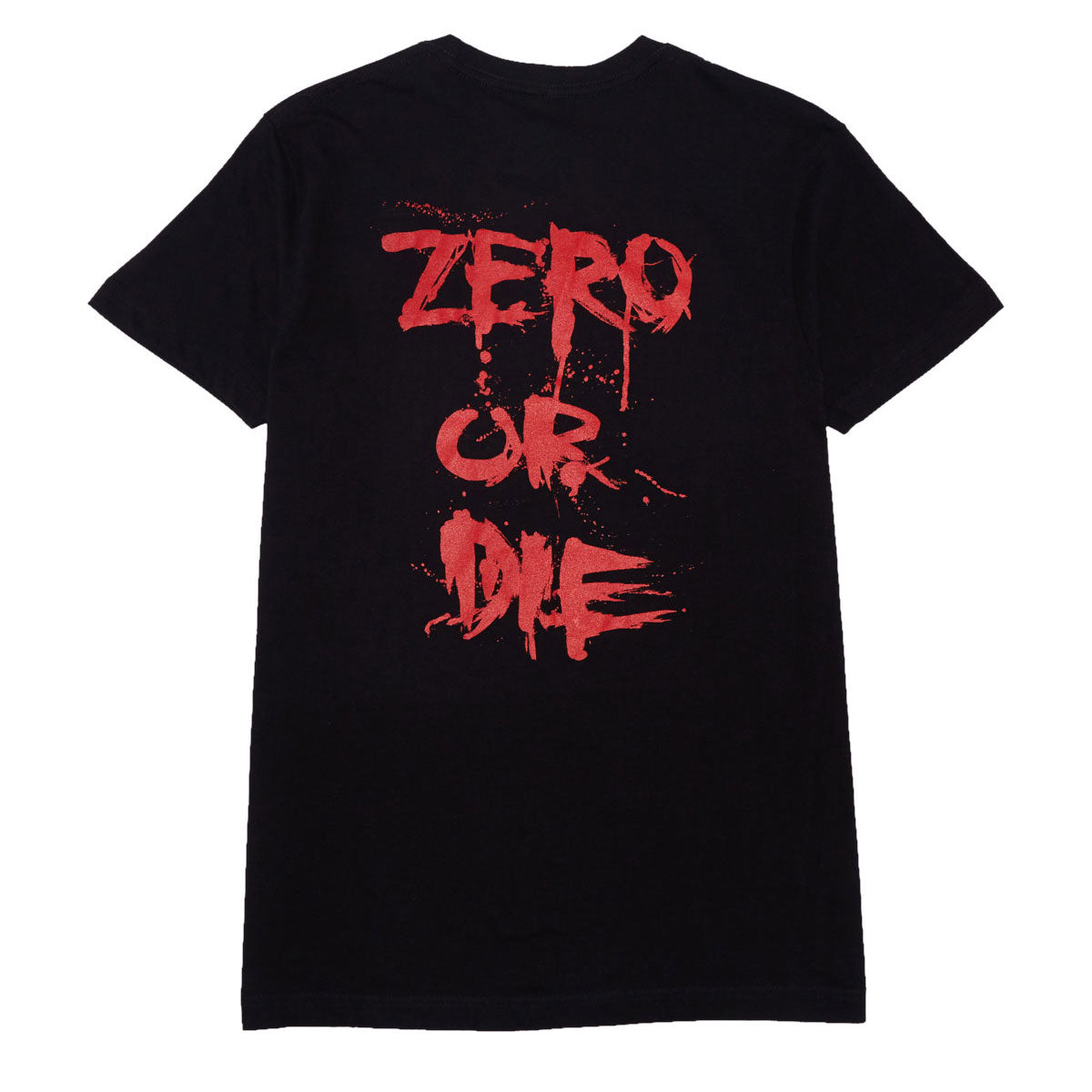 Zero Or Die T-Shirt - Black/Red image 1