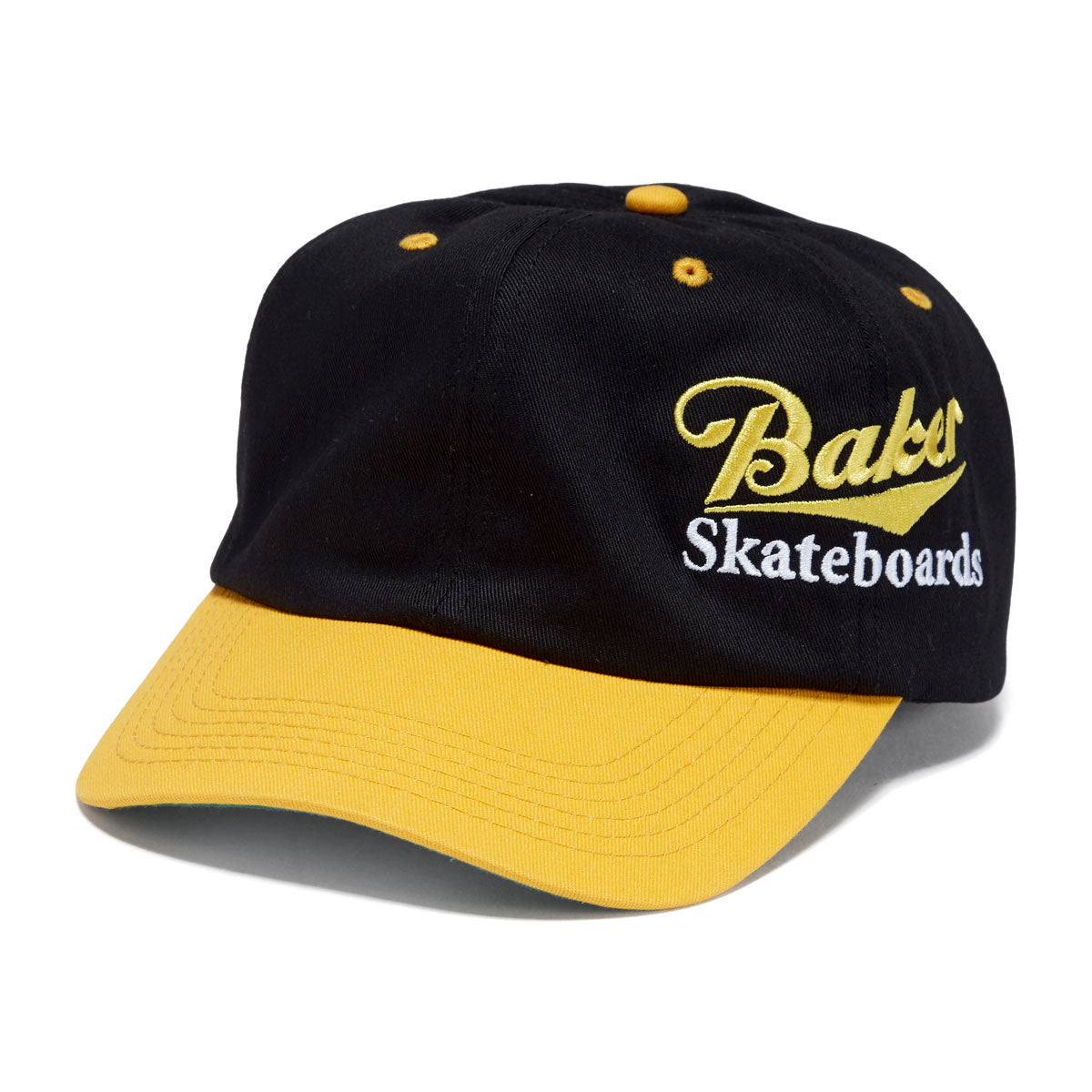 Baker Cool Place Snapback Hat - Black/Yellow image 1
