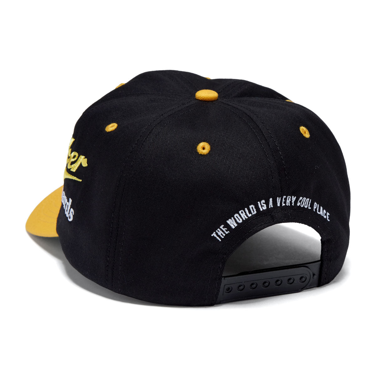 Baker Cool Place Snapback Hat - Black/Yellow image 2