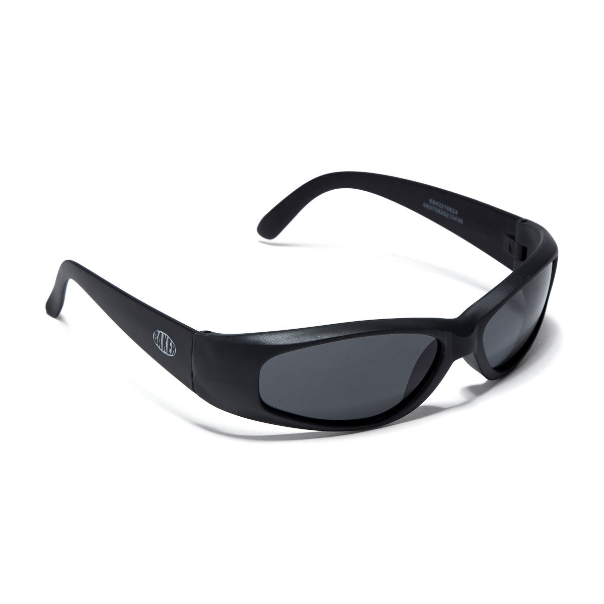 Baker Oval Wraparound Sunglasses - Black image 1