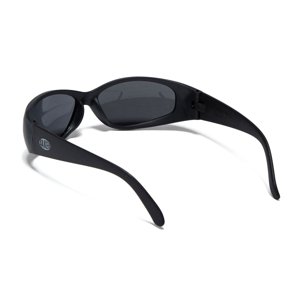 Baker Oval Wraparound Sunglasses - Black image 2